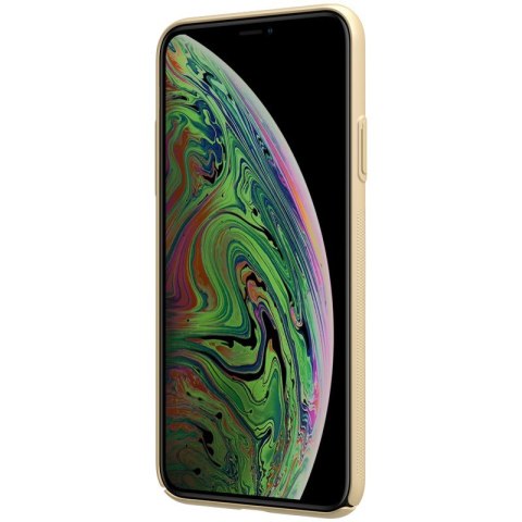 Nillkin Super Frosted Shield - Etui Apple iPhone 11 Pro z wycięciem na logo (Golden) Nillkin Super Frosted Shield - Etui Apple iPhone 11 Pro z wycięciem na logo (Golden)