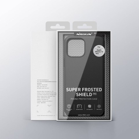 Nillkin Super Frosted Shield Pro - Etui Apple iPhone 13 Pro (Blue) Nillkin Super Frosted Shield Pro - Etui Apple iPhone 13 Pro (Blue)
