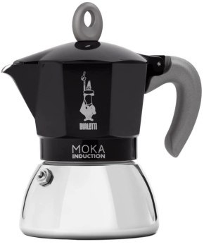 Akcesoria - Bialetti Moka Induction 4TZ (200ml) czarny Akcesoria - Bialetti Moka Induction 4TZ (200ml) czarny