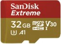 Karta pamięci - SanDisk microSDHC 32GB Extreme U3 V30 UHS-I A1 100/60 MB/s Mobile (SDSQXAF-032G-GN6MA)
