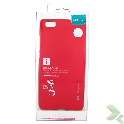 Mercury I-Jelly - Etui Huawei P8 Lite (czerwony) Mercury I-Jelly - Etui Huawei P8 Lite (czerwony)