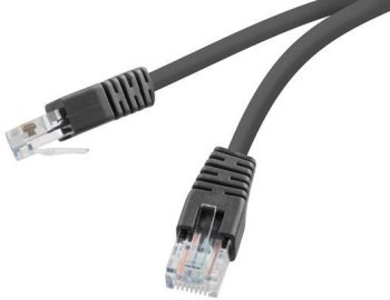 Gembird RJ45 - RJ45 kat 5e UTP 1m czarny Gembird RJ45 - RJ45 kat 5e UTP 1m czarny
