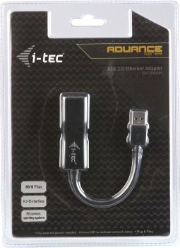 I-tec USB 2.0 Fast Ethernet Adapter karta sieciowa USB LAN 10/100 Mbps I-tec USB 2.0 Fast Ethernet Adapter karta sieciowa USB LAN 10/100 Mbps