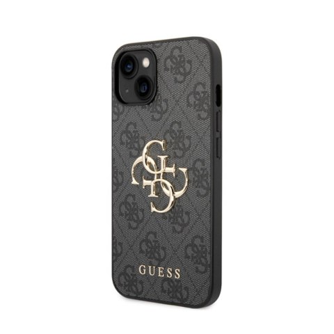 Guess 4G Big Metal Logo - Etui iPhone 15 / 14 / 13 (szary) Guess 4G Big Metal Logo - Etui iPhone 15 / 14 / 13 (szary)