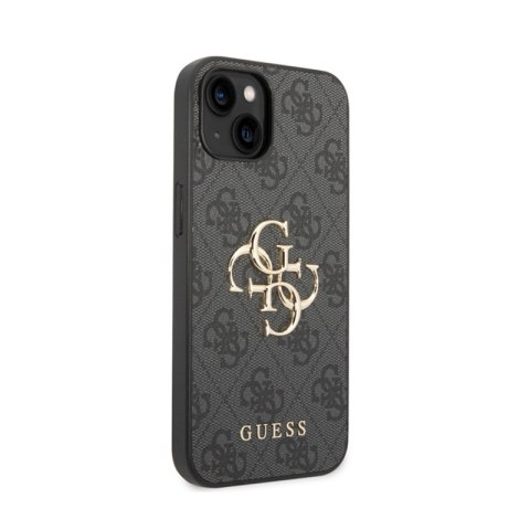 Guess 4G Big Metal Logo - Etui iPhone 15 / 14 / 13 (szary) Guess 4G Big Metal Logo - Etui iPhone 15 / 14 / 13 (szary)