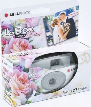 Aparat fotograficzny - Agfa Photo LeBox 400 27 Wedding Flash Aparat fotograficzny - Agfa Photo LeBox 400 27 Wedding Flash