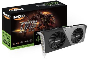 Karta graficzna INNO3D GeForce RTX 4070 SUPER TWIN X2 OC Karta graficzna INNO3D GeForce RTX 4070 SUPER TWIN X2 OC