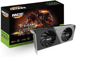 Karta graficzna - Inno3D GeForce RTX 4060 Ti Twin X2 OC 16GB GDDR6X DLSS 3 Karta graficzna - Inno3D GeForce RTX 4060 Ti Twin X2 OC 16GB GDDR6X DLSS 3