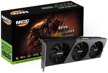 Karta graficzna - Inno3D GeForce RTX 4070 Ti SUPER X3 OC 16GB GDDR6X DLSS 3 Karta graficzna - Inno3D GeForce RTX 4070 Ti SUPER X3 OC 16GB GDDR6X DLSS 3