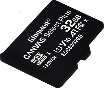 Karta pamięci z adapterem Kingston Canvas Select Plus SDCS2/32GB (32GB; Class 10 Class U1 V10; + adapter) Karta pamięci z adapterem Kingston Canvas Select Plus SDCS2/32GB (32GB; Class 10 Class U1 V10; + adapter)