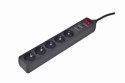 Listwa zasilająca ENERGENIE SPG5-C-15 (5 x VDE; 4 5m; kolor czarny)