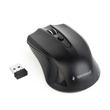 Mysz GEMBIRD MUSW-4B-04 (optyczna; 1600 DPI; kolor czarny) Mysz GEMBIRD MUSW-4B-04 (optyczna; 1600 DPI; kolor czarny)