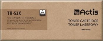 Toner ACTIS TH-53X (zamiennik HP 53X Q7553X Canon CRG-715H; Standard; 7000 stron; czarny) Toner ACTIS TH-53X (zamiennik HP 53X Q7553X Canon CRG-715H; Standard; 7000 stron; czarny)