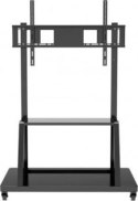 Uchwyt - Techly 105575 Mobilny stojak do telewizora LED/LCD/PDP, 55-100", 150kg, półka AV