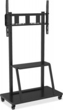Uchwyt - Techly 105575 Mobilny stojak do telewizora LED/LCD/PDP, 55-100", 150kg, półka AV