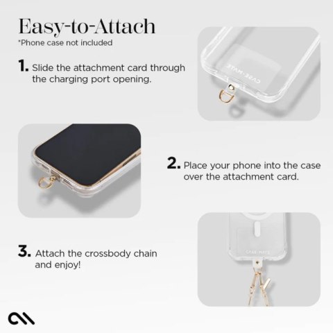 Case-Mate Phone Crossbody Chain - Łańcuszek na ramię do telefonu (Gold) Case-Mate Phone Crossbody Chain - Łańcuszek na ramię do telefonu (Gold)