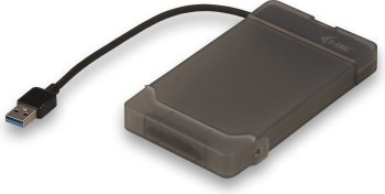 I-tec MySafe USB 3.0 Easy zewnętrzna obudowa na dysk 2,5'' 9,5mm SATA I /II/III HDD oraz SSD kolor czarny I-tec MySafe USB 3.0 Easy zewnętrzna obudowa na dysk 2,5'' 9,5mm SATA I /II/III HDD oraz SSD kolor czarny