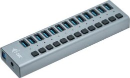 I-tec USB 3.0 Charging HUB 13 HUB Ładujący z zasilaczem 60W 13x USB 3.0 (max. 10W) z wyłącznikami 5 Gbps