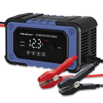 QOLTEC ŁADOWARKA MIKROPROCESOROWA | PROSTOWNIK DO AKUMULATORA Z FUNKCJĄ NAPRAWY | 12V | 6A | LED | 4 TRYBY QOLTEC ŁADOWARKA MIKROPROCESOROWA | PROSTOWNIK DO AKUMULATORA Z FUNKCJĄ NAPRAWY | 12V | 6A | LED | 4 TRYBY