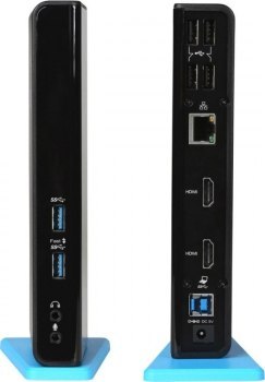 Replikator - i-tec USB 3.0 / USB-C Dual HDMI Docking Station 2x HDMI LAN Audio 6x USB (1x port szybkiego ładowania BC 1.2) - Sta