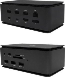 Replikator - i-tec USB4 Metal Docking station Dual 4K 1x HDMI 1x DP 2x 4K / 1x 8K LAN Audio czytnik kart 7x USB + Power Delivery