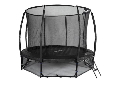 Trampolina Ogrodowa Jumpi 374cm/12FT Maxy Comfort Plus Czarna Z Wewnętrzną Siatką Trampolina Ogrodowa Jumpi 374cm/12FT Maxy Comfort Plus Czarna Z Wewnętrzną Siatką