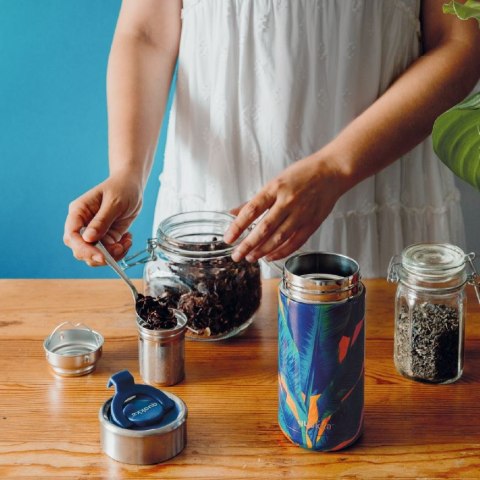 Quokka Boost Coffee Tumbler - Kubek termiczny ze stali nierdzewnej z zaparzaczem 400 ml (Greenstone) Quokka Boost Coffee Tumbler - Kubek termiczny ze stali nierdzewnej z zaparzaczem 400 ml (Greenstone)
