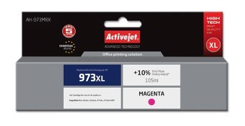 Tusz Activejet AH-973MRX (zamiennik HP 973XL F6T82AE; Premium; 105 ml; czerwony) Tusz Activejet AH-973MRX (zamiennik HP 973XL F6T82AE; Premium; 105 ml; czerwony)