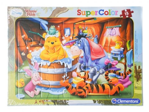 PUZZLE RAMKOWE Kubuś PUCHATEK 15 ELEM PUZZLE RAMKOWE Kubuś PUCHATEK 15 ELEM