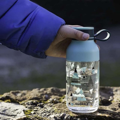 Quokka Ice Kids with strap - Butelka na wodę z tritanu 430 ml z paskiem (Indian) Quokka Ice Kids with strap - Butelka na wodę z tritanu 430 ml z paskiem (Indian)