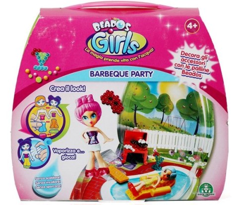 BEADOS ZESTAW BARBEQUE GRILL IMREZA W OGRÓDKU Z LALECZKAMI BEADOS ZESTAW BARBEQUE GRILL IMREZA W OGRÓDKU Z LALECZKAMI