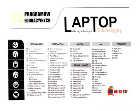 LAPTOP EDUKACYJNY 80 PROGRAMÓW LITERY MATEMATYKA GRY NAUKA LAPTOP EDUKACYJNY 80 PROGRAMÓW LITERY MATEMATYKA GRY NAUKA