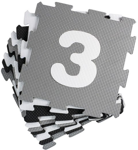 Mata Piankowa Puzzle Piankowe Cyferki Monochromatyczne Mata Piankowa Puzzle Piankowe Cyferki Monochromatyczne