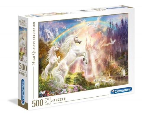 PUZZLE JEDNOROŻCE 500 ELEMENTÓW CLEMENTONI PUZZLE JEDNOROŻCE 500 ELEMENTÓW CLEMENTONI