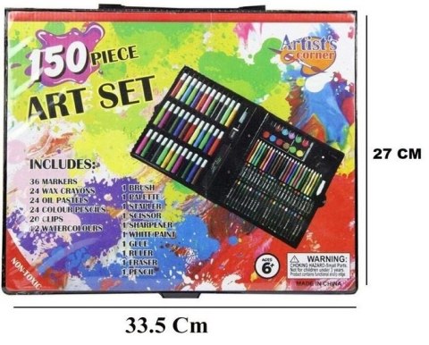 Artystyczny zestaw w walizce 150 elementów Artystyczny zestaw w walizce 150 elementów