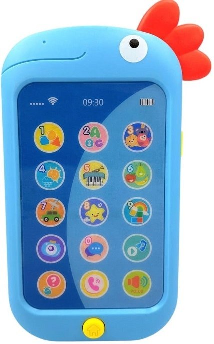 Edukacyjny Telefon Smartfon kogucik niebieski Edukacyjny Telefon Smartfon kogucik niebieski