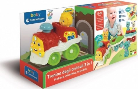 Interaktywny Pociąg ze zwierzątkami 3 w 1 Baby Clementoni Interaktywny Pociąg ze zwierzątkami 3 w 1 Baby Clementoni
