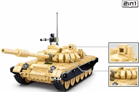 Klocki Sluban Czołgi 2w1 770 elementów T-72B3 T-72M1 Klocki Sluban Czołgi 2w1 770 elementów T-72B3 T-72M1
