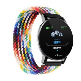 MEDIA-TECH SMARTBAND THAITI MONITORING CIŚNIENIA KRWI PULSU ORAZ INNYCH PARAMETRÓW DWA PASKI NYLONOWE W ZESTAWIE MT871