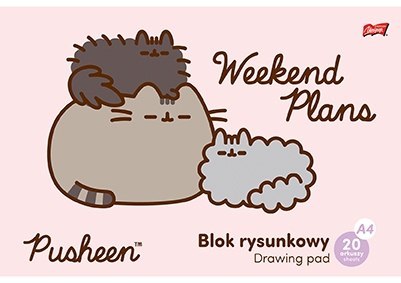 Teczka z Gumką Pusheen The Cat Kotek blok techniczny rysunko Teczka z Gumką Pusheen The Cat Kotek blok techniczny rysunko