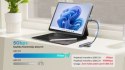 Unitek Hub USB-A 1*USB-A 5 Gbps, 3*USB-A 2.0 alu