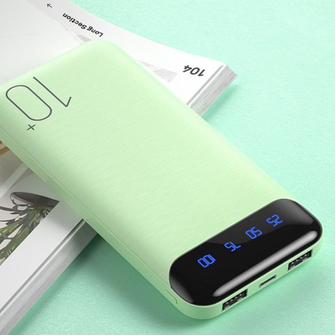 WEKOME WP-161 - Power bank 10000 mAh Super Charging 2xUSB-A LED (Czarny) WEKOME WP-161 - Power bank 10000 mAh Super Charging 2xUSB-A LED (Czarny)