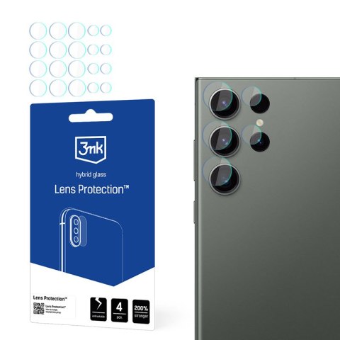 3mk Lens Protection - Szkło na obiektyw aparatu Samsung Galaxy S24 Ultra (4 zestawy) 3mk Lens Protection - Szkło na obiektyw aparatu Samsung Galaxy S24 Ultra (4 zestawy)