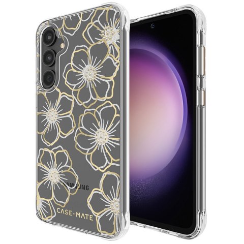 Case-Mate Floral Gems - Etui Samsung Galaxy S23 FE 5G (Gold) Case-Mate Floral Gems - Etui Samsung Galaxy S23 FE 5G (Gold)