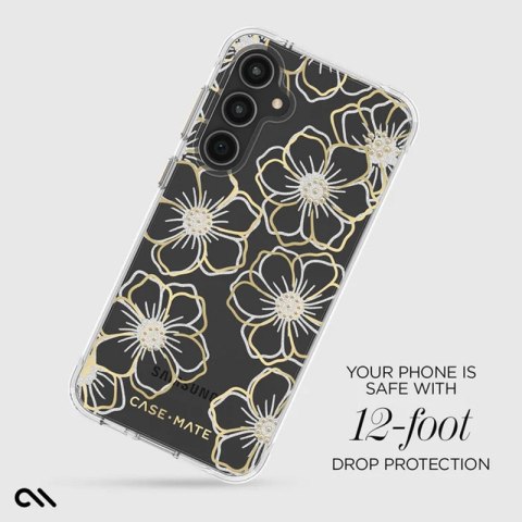Case-Mate Floral Gems - Etui Samsung Galaxy S23 FE 5G (Gold) Case-Mate Floral Gems - Etui Samsung Galaxy S23 FE 5G (Gold)