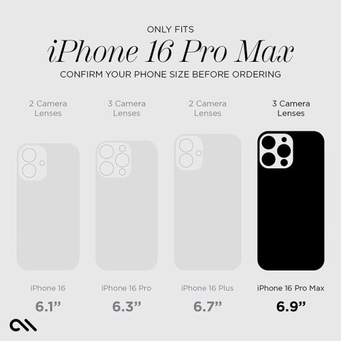 Case-Mate Karat MagSafe - Etui iPhone 16 Pro Max (Holographic) Case-Mate Karat MagSafe - Etui iPhone 16 Pro Max (Holographic)