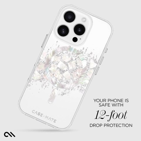 Case-Mate Karat MagSafe - Etui iPhone 16 Pro zdobione masą perłową (A Touch of Pearl) Case-Mate Karat MagSafe - Etui iPhone 16 Pro zdobione masą perłową (A Touch of Pearl)