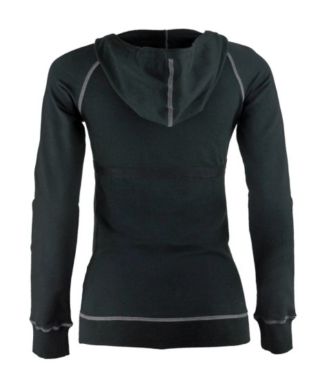 BLUZA DAMSKA ZE ŚCIĄGACZAMI KAPTUR (Czarny) BLUZA DAMSKA ZE ŚCIĄGACZAMI KAPTUR (Czarny)