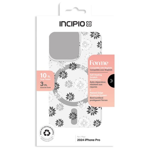 Incipio Forme MagSafe - Etui iPhone 16 Pro (Ditzy Floral Silver) Incipio Forme MagSafe - Etui iPhone 16 Pro (Ditzy Floral Silver)