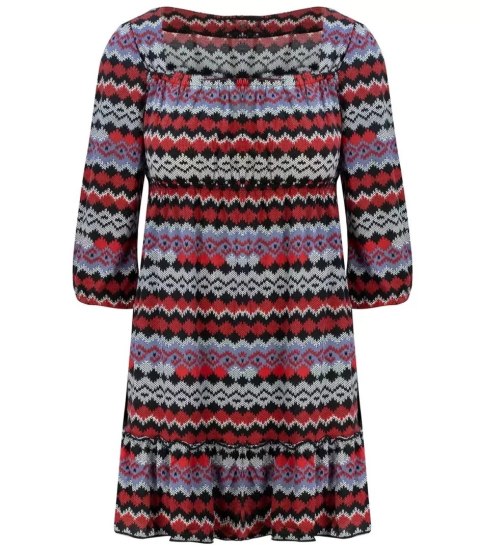 Bluzka tunika sukienka etno print boho letnia Bluzka tunika sukienka etno print boho letnia